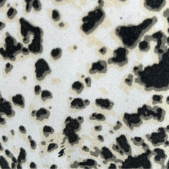 Streetwear Society snakeskin print crop top faux button down 3/4 Sleeve size M - Picture 5 of 15